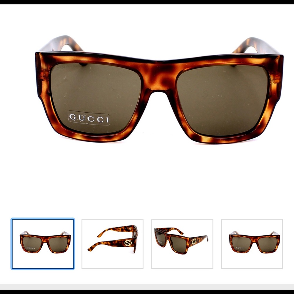 GUCCI Havana brown sunglasses w/prescription +1.5